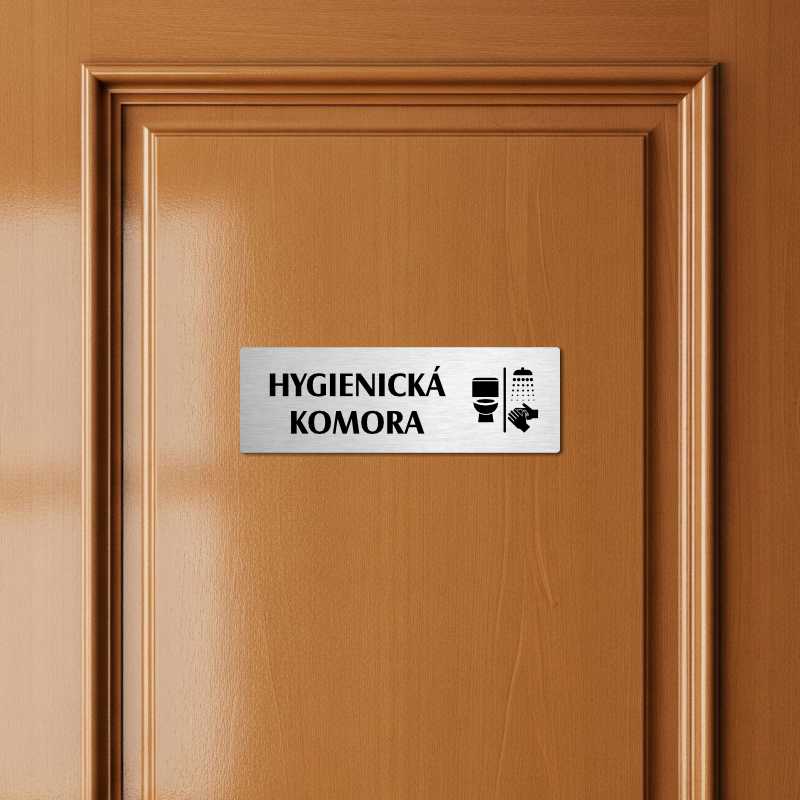 Hygienická komora, 200x66mm, zlatá popiska